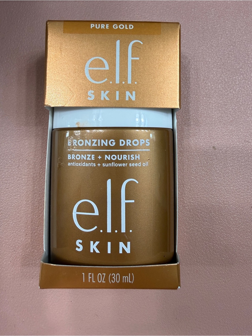 e.l.f. Skin Pure Gold Bronzing Drops - Warm Bronze